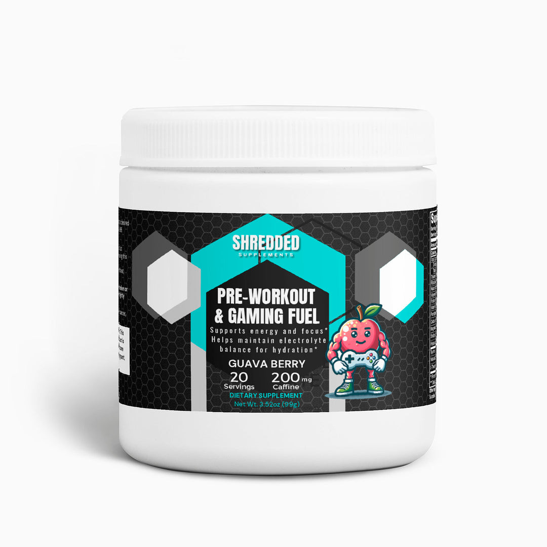 Pre-workout and Gaming Fuel Guava Berry Flavor