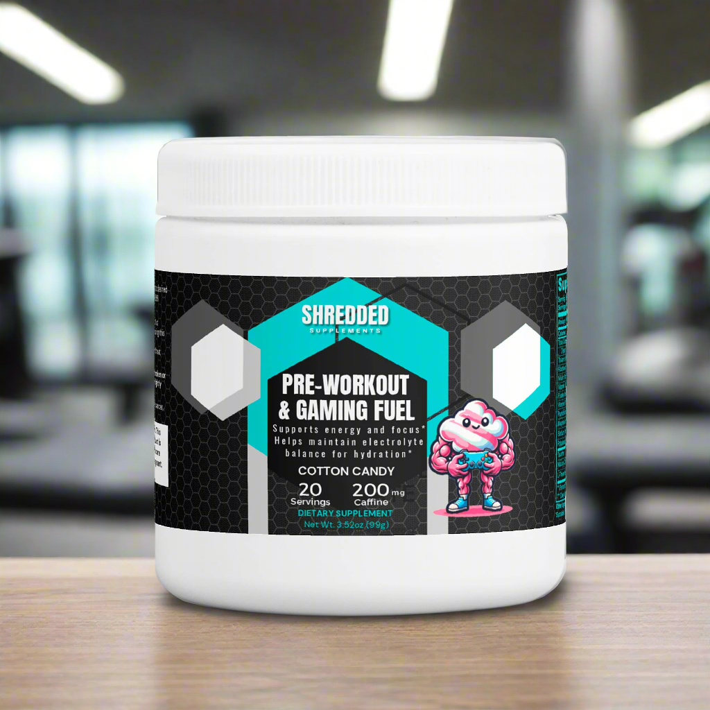 Pre-workout and Gaming Fuel Cotton Candy Flavor